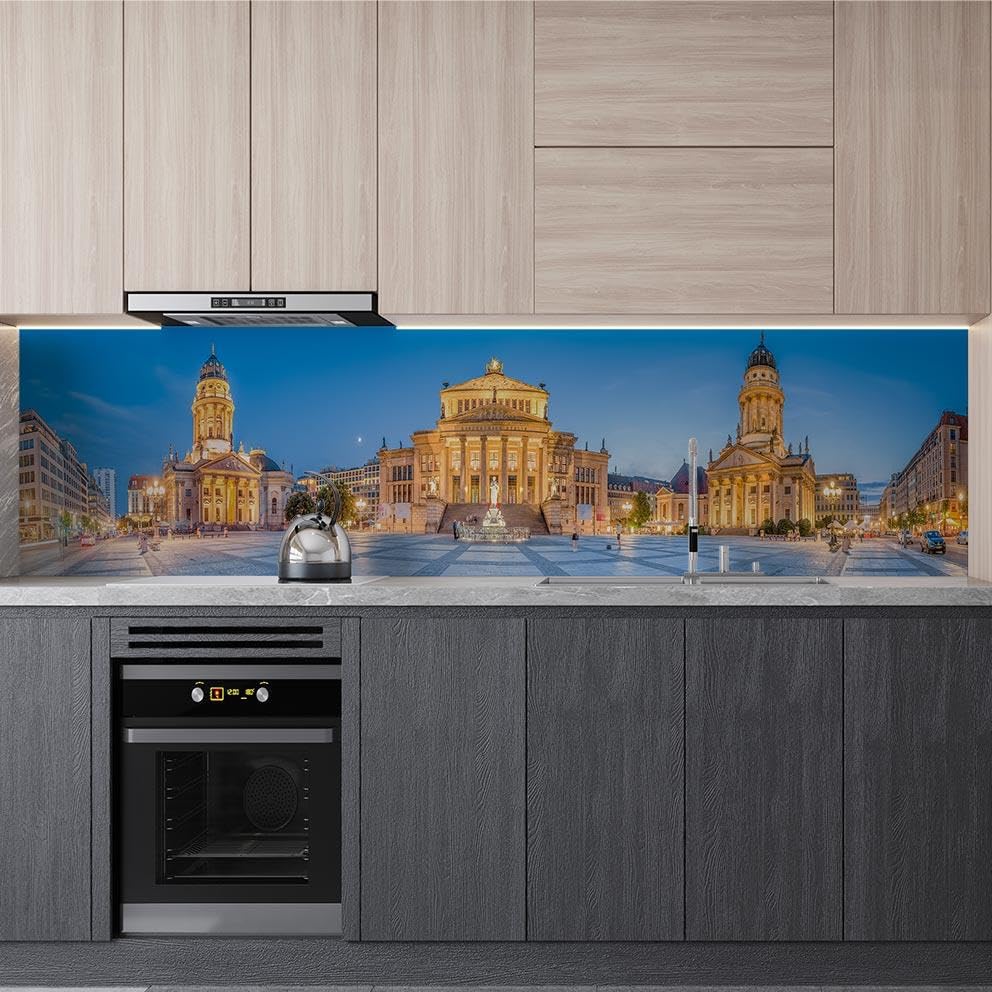 Mutfak Tezgah Arası Folyo Fayans Kaplama Folyosu Berlin 60x400 CM