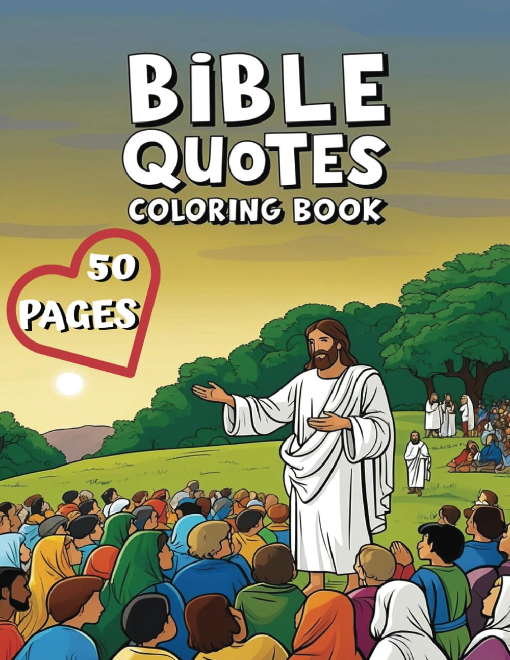Bible Verse Coloring Book For Kids: Inspirational Christian Quotes