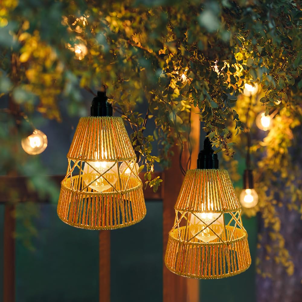 Solar Lanterns Outdoor Weatherproof Solar Lanterns for Outdoor Hanging, Warm White, 16,5 cm x 17 cm - Image 4