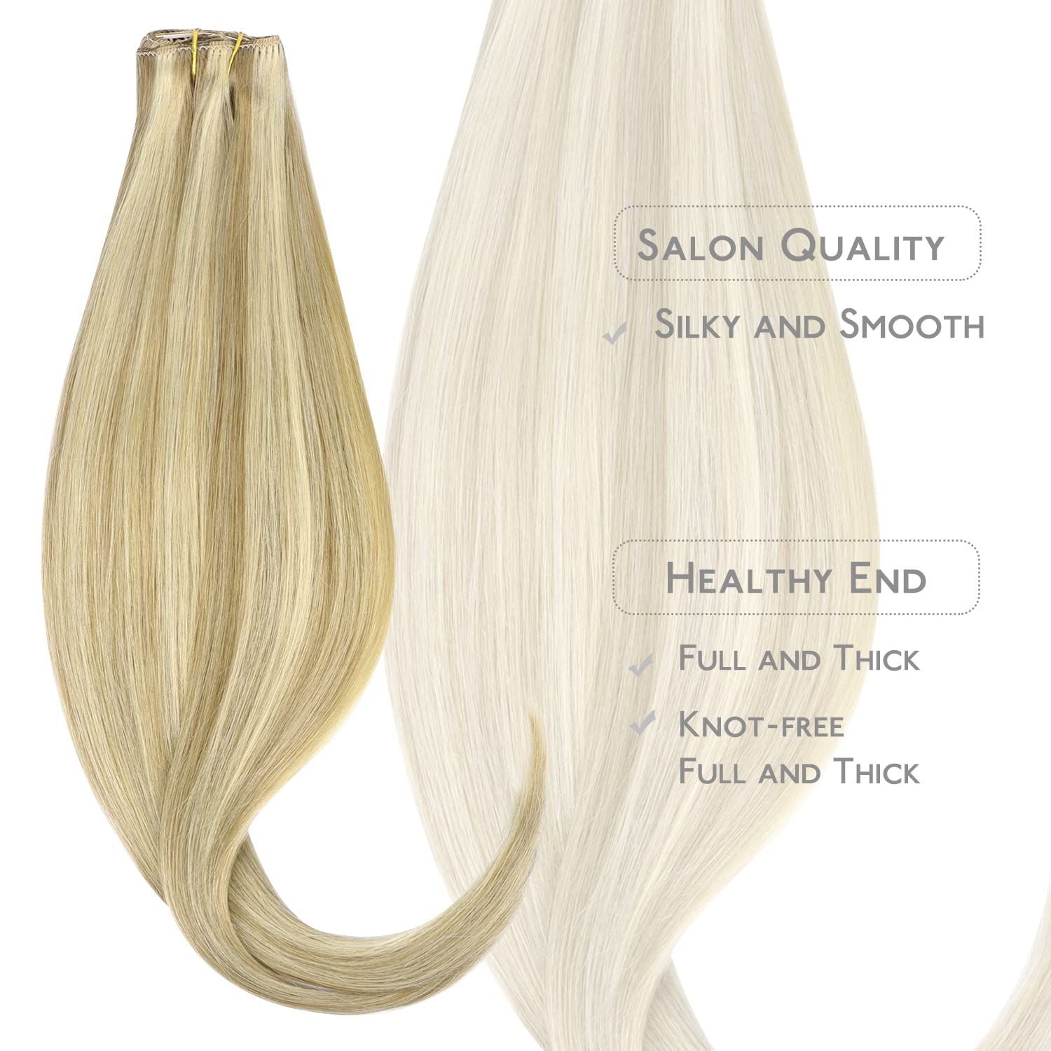 WENNALIFE Clip In Hair Extensions - Image 4