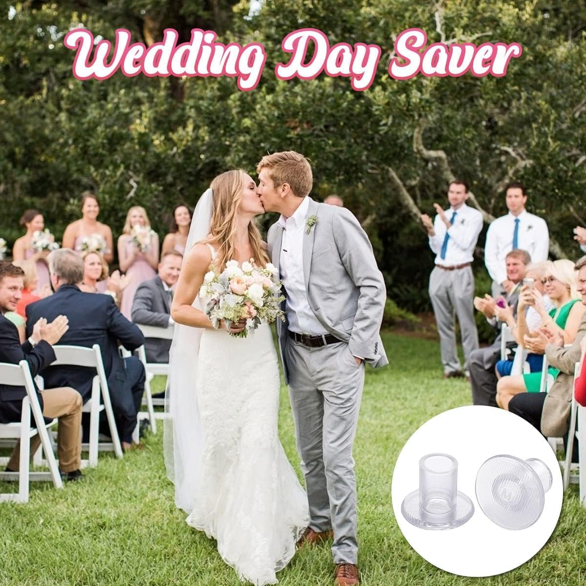 21 Pairs Clear Heel Stoppers, Grass High Heel Protectors for Walking on Grass and Uneven Floor, Heel Savers for Women Wedding Shoes Stops Sinking into Grass (Small/Middle/Large) 6 71jNAZ6D2hL. AC SL1200