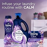 Vista 9 de Downy Infusions Suavizante Líquido para Telas, CALM, Lavanda y Vainilla Relajantes, 56 fl oz