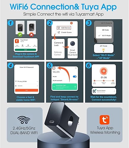 Miniatura 2 de Cargador de cámara espía 4K compatible con WiFi 2.4G5G, cámara espía oculta, mini cámara espía inalámbrica, pequeña cámara secreta, cámara oculta de