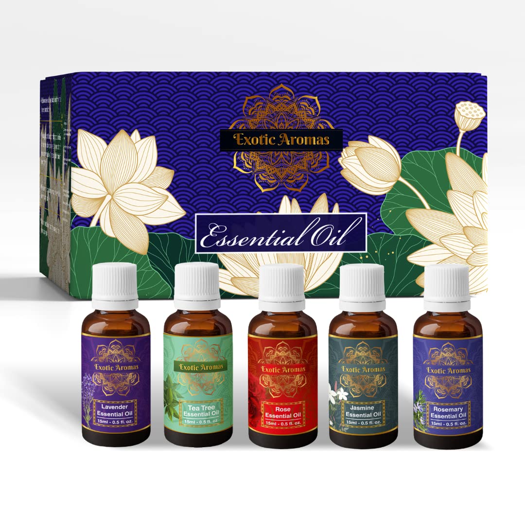 Foreign aroma essential oil lavender, tea tree, rosemary, rose, jasmine (5 pack) Foreign aroma essential oil lavender, tea tree, rosemary, rose, jasmine (5 pack)