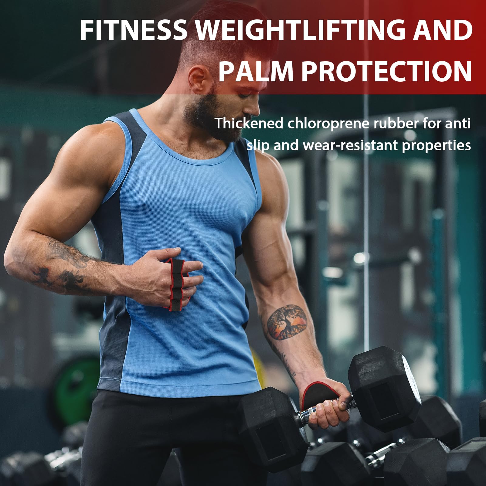 Paire De Coussinets De Préhension En Silicone – Antidérapants, Pour Musculation, Protection Des Mains