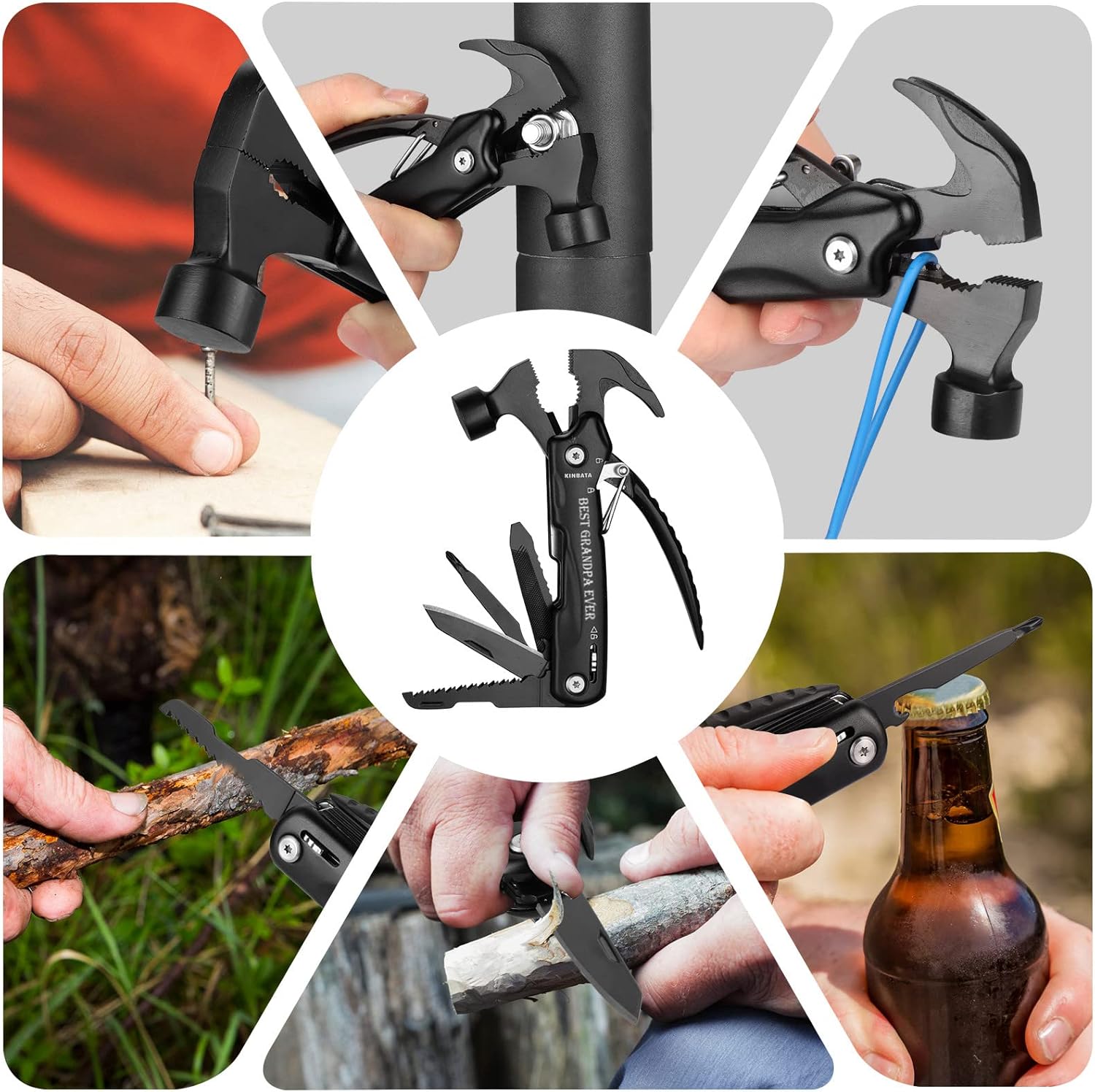 Birthday Gifts for Grandpa-Fathers Best Day Gifts for Men for Him from grandchildren Unique Gift SetIdeas for Papa Presents Multitool