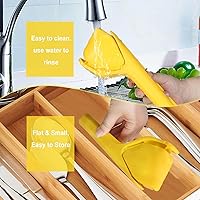 Vista 6 de Exprimidor de limón, exprimidor manual de lima plano sin esfuerzo, prensa de cítricos a mano, diseño de pliegues para ahorrar espacio