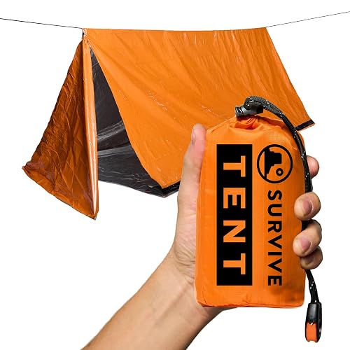 SURVIVE Mylar Survival Tent with Doors
