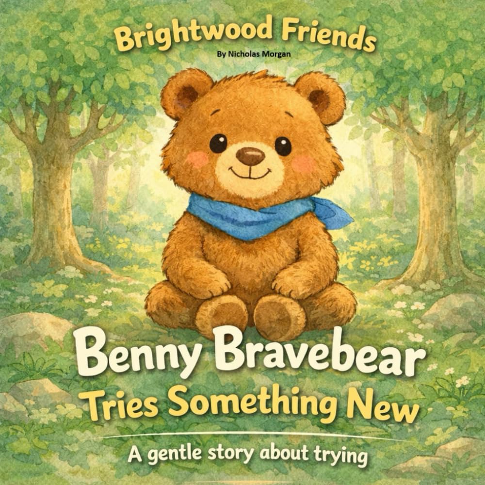 Benny Bravebear Tries Something New: A Gentle Story About Trying (Brightwood Friends)