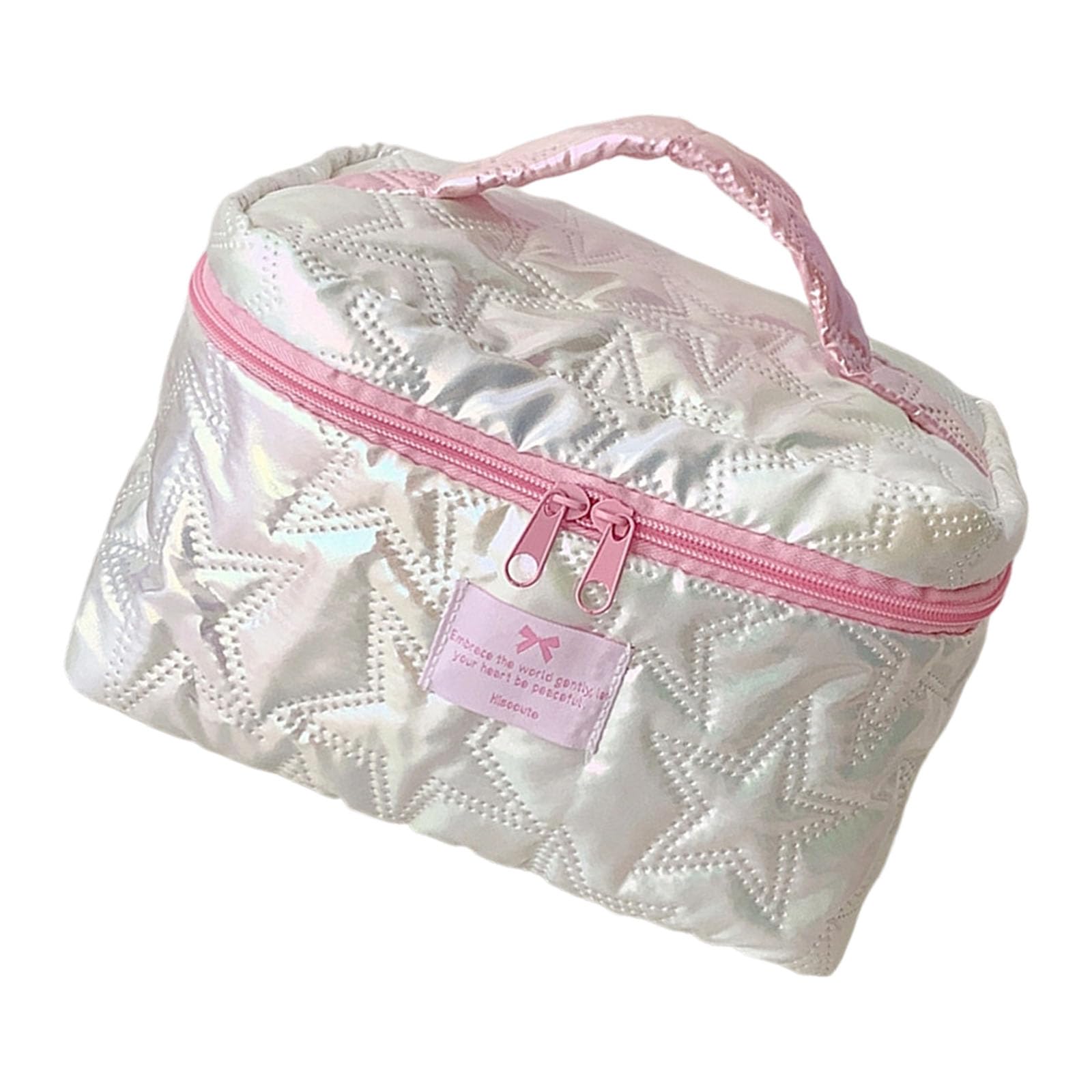 Tsophreniq Skincare Storage Bag for Travel Cosmetic Pouches Multiple Pocket Toiletry Organizers Women Accessory Makeup Bag