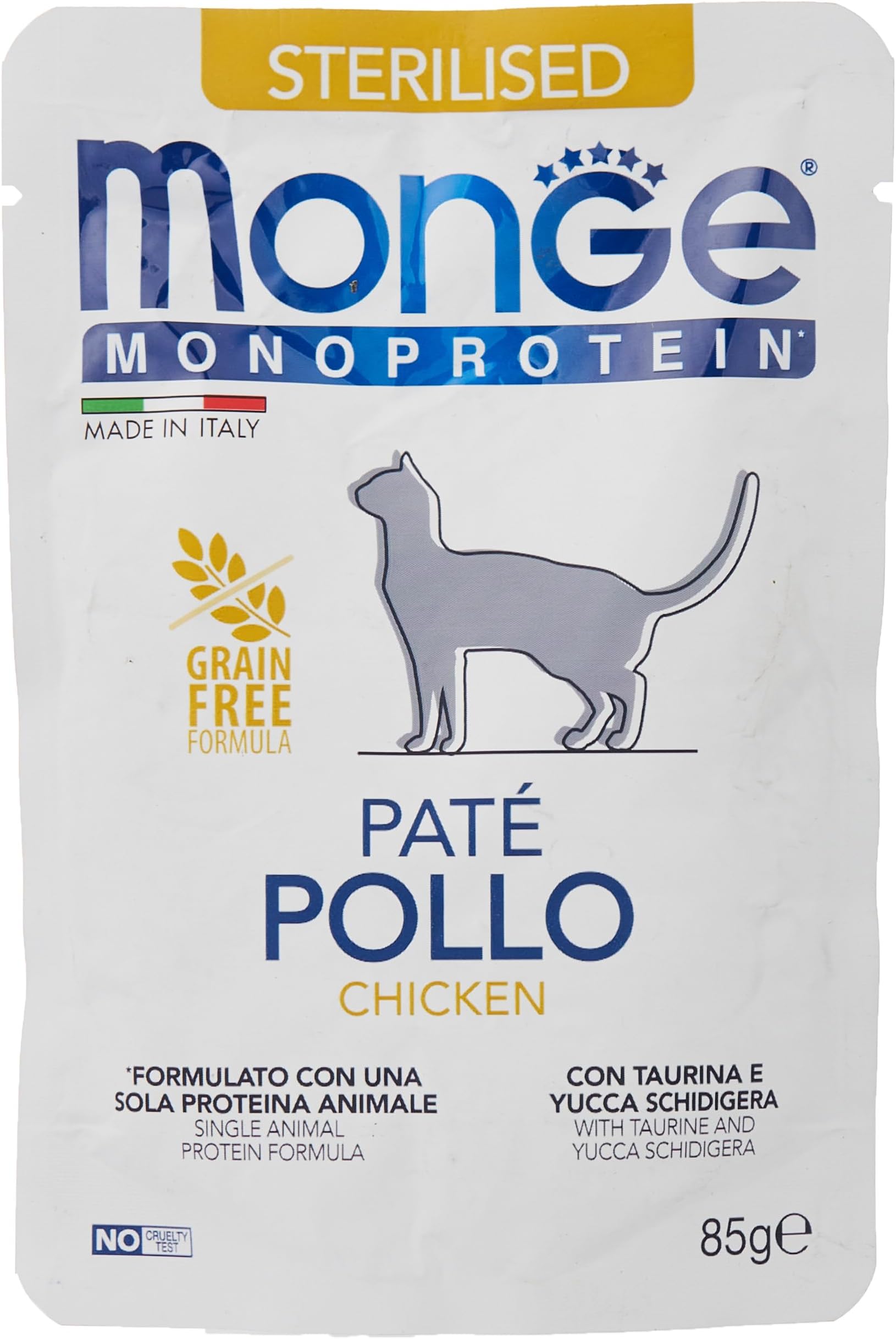 Monge Monoprotein Sterilised Chicken Grain Free 85 grams