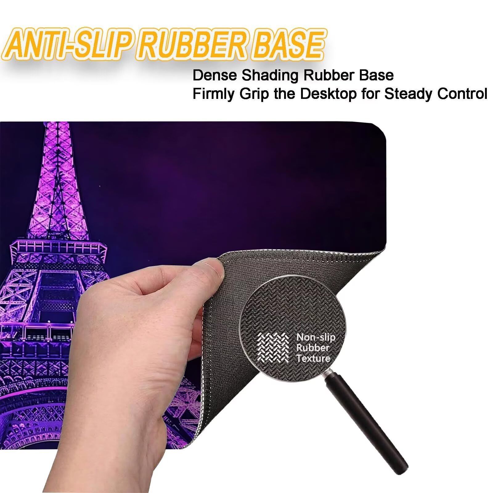 Tappetino Mouse 900x450mm | Superficie Ultra-Liscia | Viola 0-z694