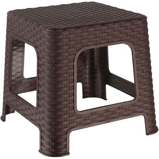 Polyset Optima Plastic Ladder Stool, Brown