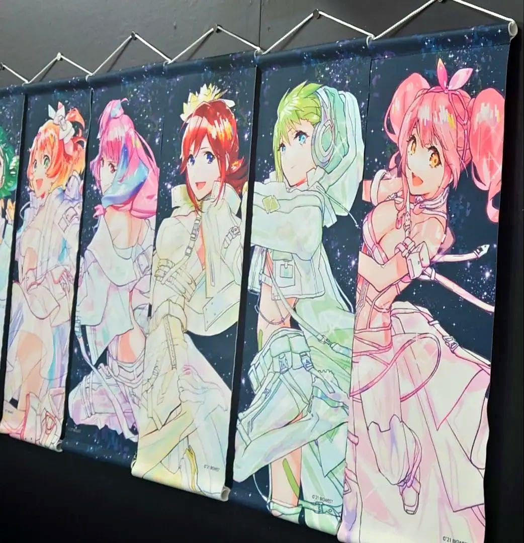 Amazon.co.jp: ミニタペストリー ワルキューレセット 裏マクロス超時空