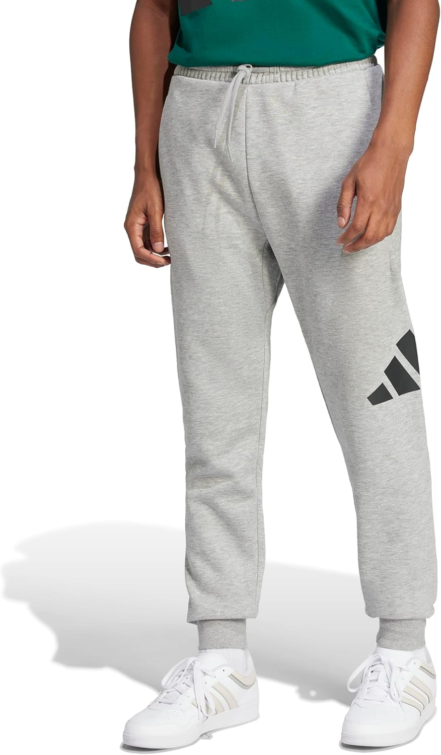 adidas Men's Essentials Big Logo Fleece Cuffed Pants