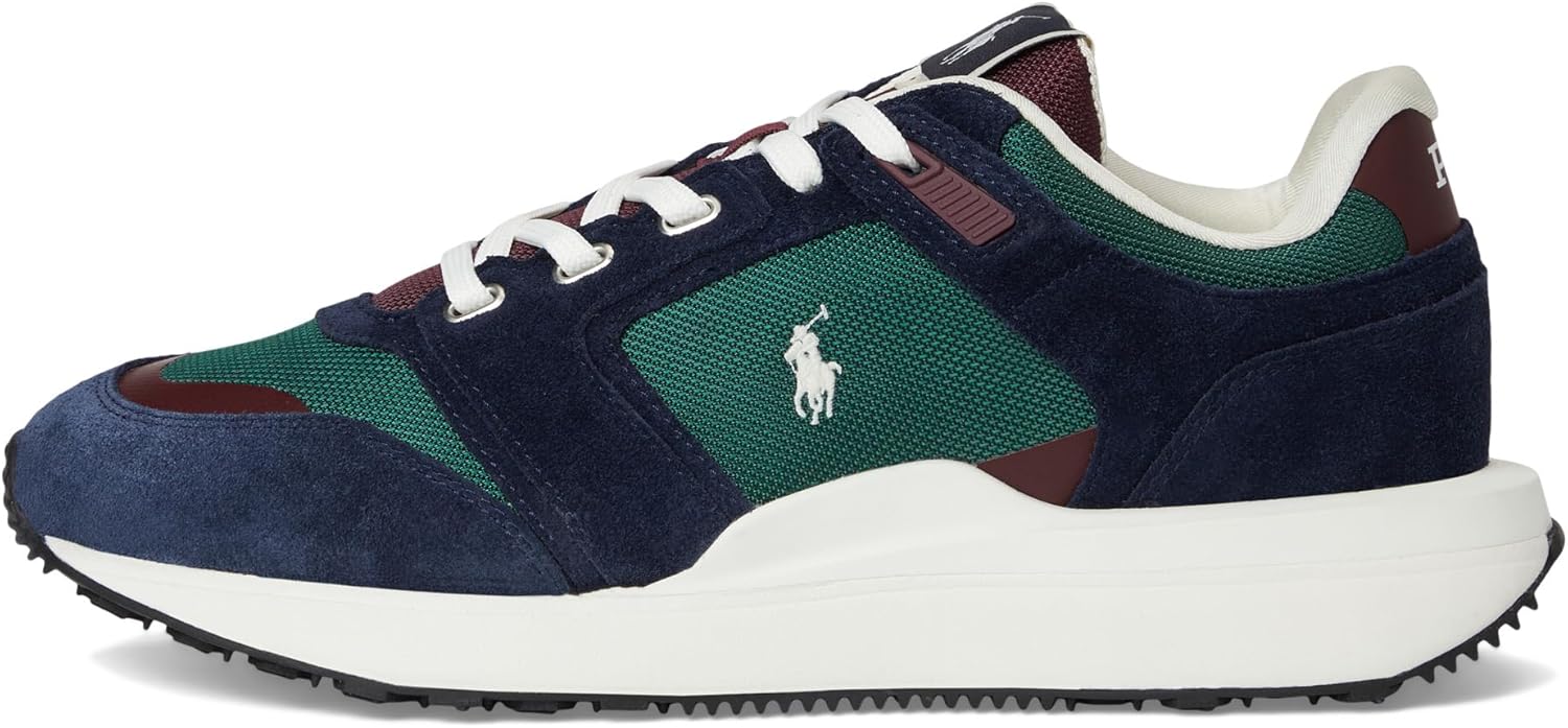 Polo Ralph Lauren Mens Train 89 Suede & Oxford Sneakers - Image 14