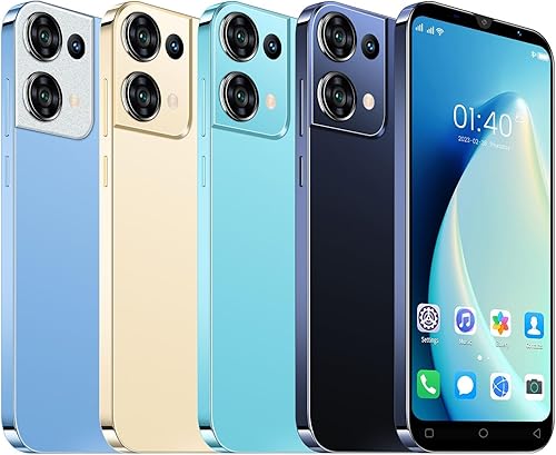 Miniatura 3 de Teléfonos móviles baratos, pantalla IPS de 5.0", Android 9.0, cámara dual SIM dual, Quad Core, 16GB ROM Ampliable hasta 128GB, compatible con