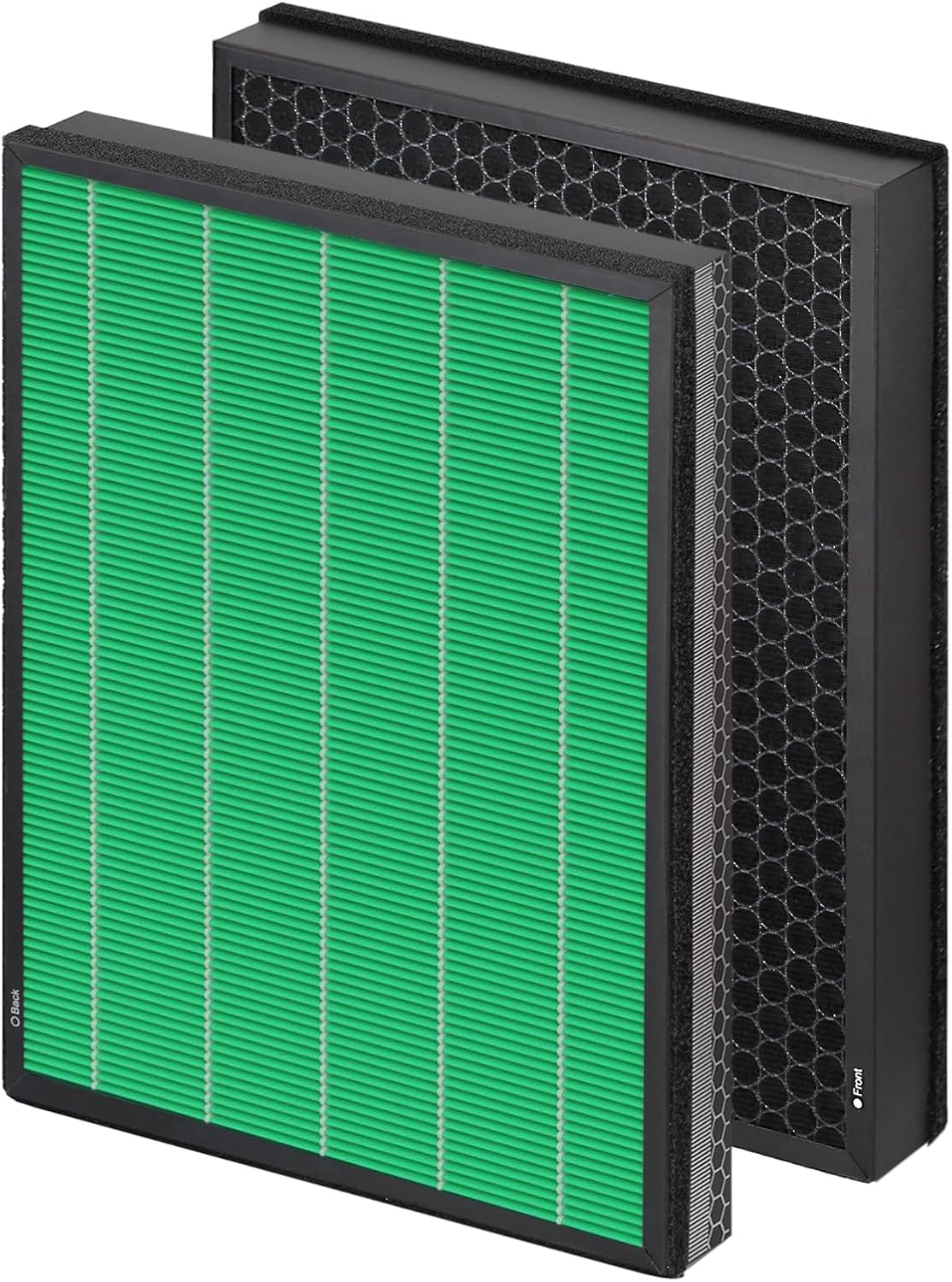 400/400S Replacement Filter Compatible with Coway AIRMEGA Max2 400 400S 400(G) 400S(G) Air Purifier, Max2 Green True HEPA and Active Carbon Filter Set, AP-2015-FP, 1 Set