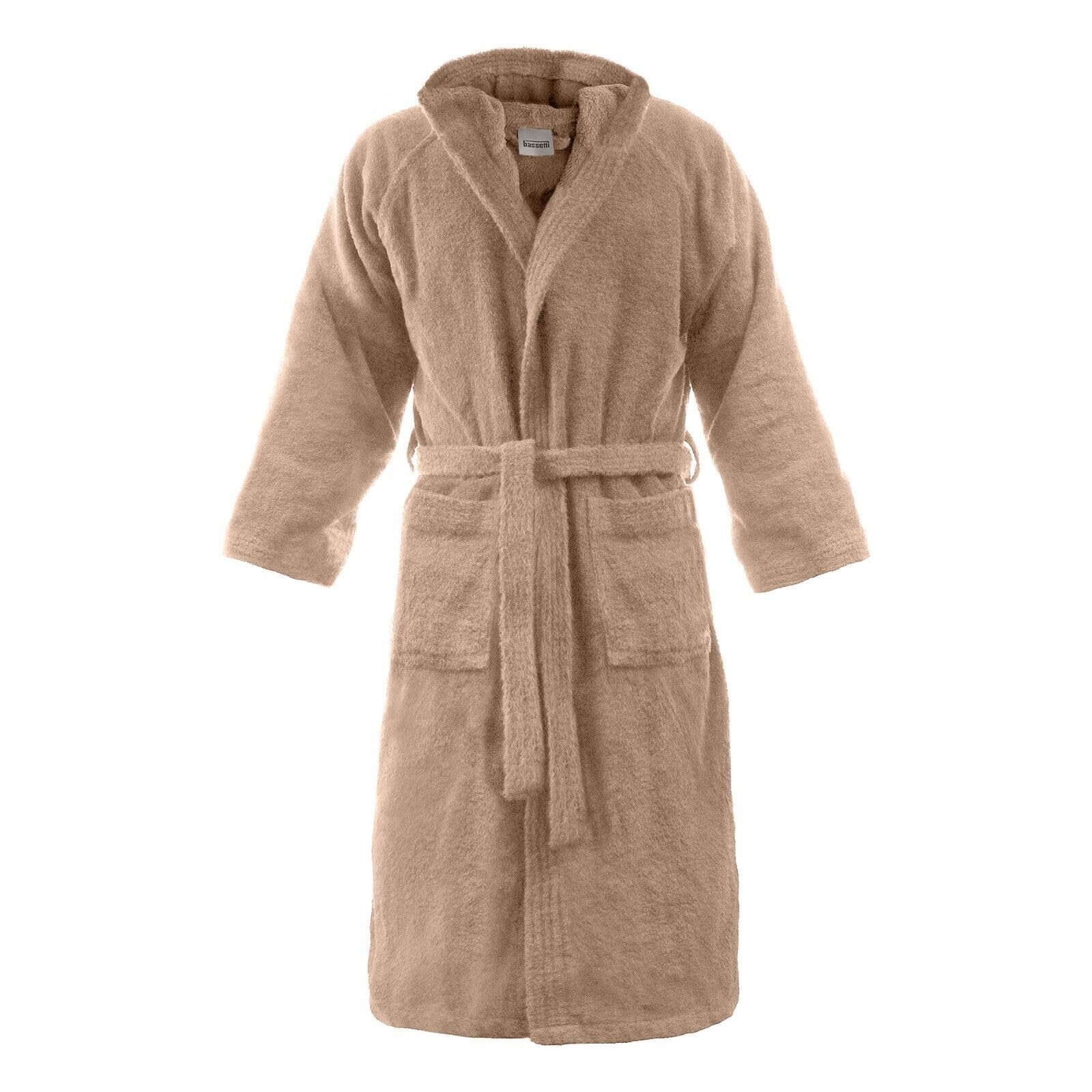 Bassetti Badjas voor dames en heren van badstof, 100% katoen, 360 g/m² Bassetti Badjas voor dames en heren van badstof, 100% katoen, 360 g/m²