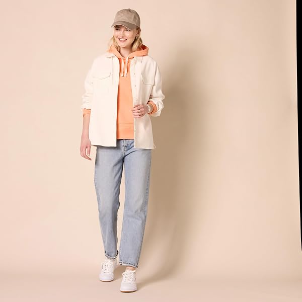 Amazon Essentials Mujer Sudadera con Capucha y Corte Regular de Felpa Francesa (Disponible En Tallas Grandes) - 5