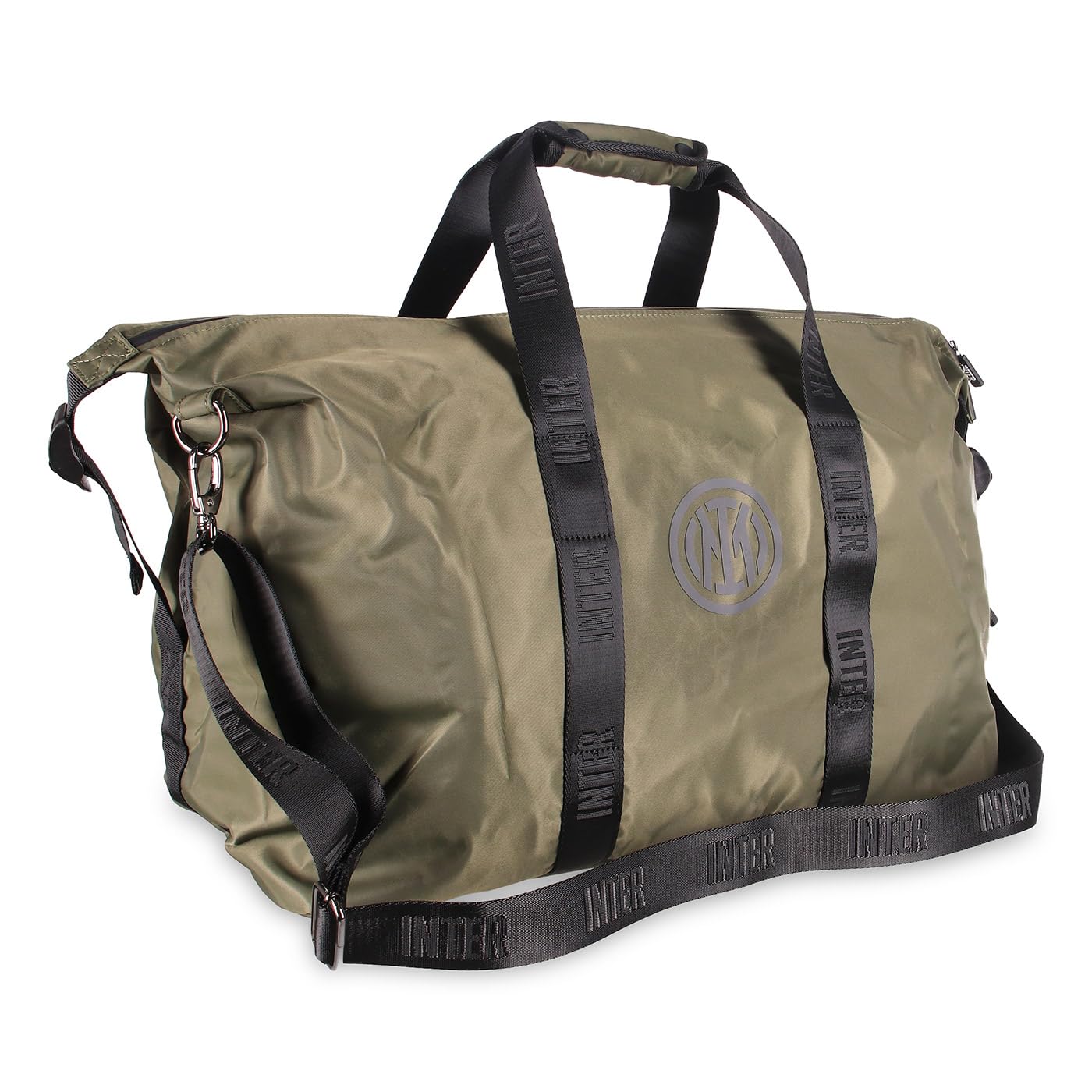 Inter - Borsa da Viaggio 100% Nylon, 40 Litri - Alta Qualità, Spedizione Veloce, Prodotto Ufficiale Milano per Lavoro, Stadio, Viaggi, Scuola e Tutti i Tifosi Nerazzurri.
