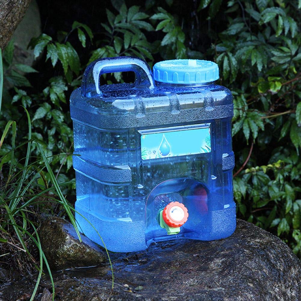 Bidon D'eau Camping 10L Avec Robinet - Large Ouverture, Facile à Nettoyer, Parfait Voiture, Pique-nique, Randonnée