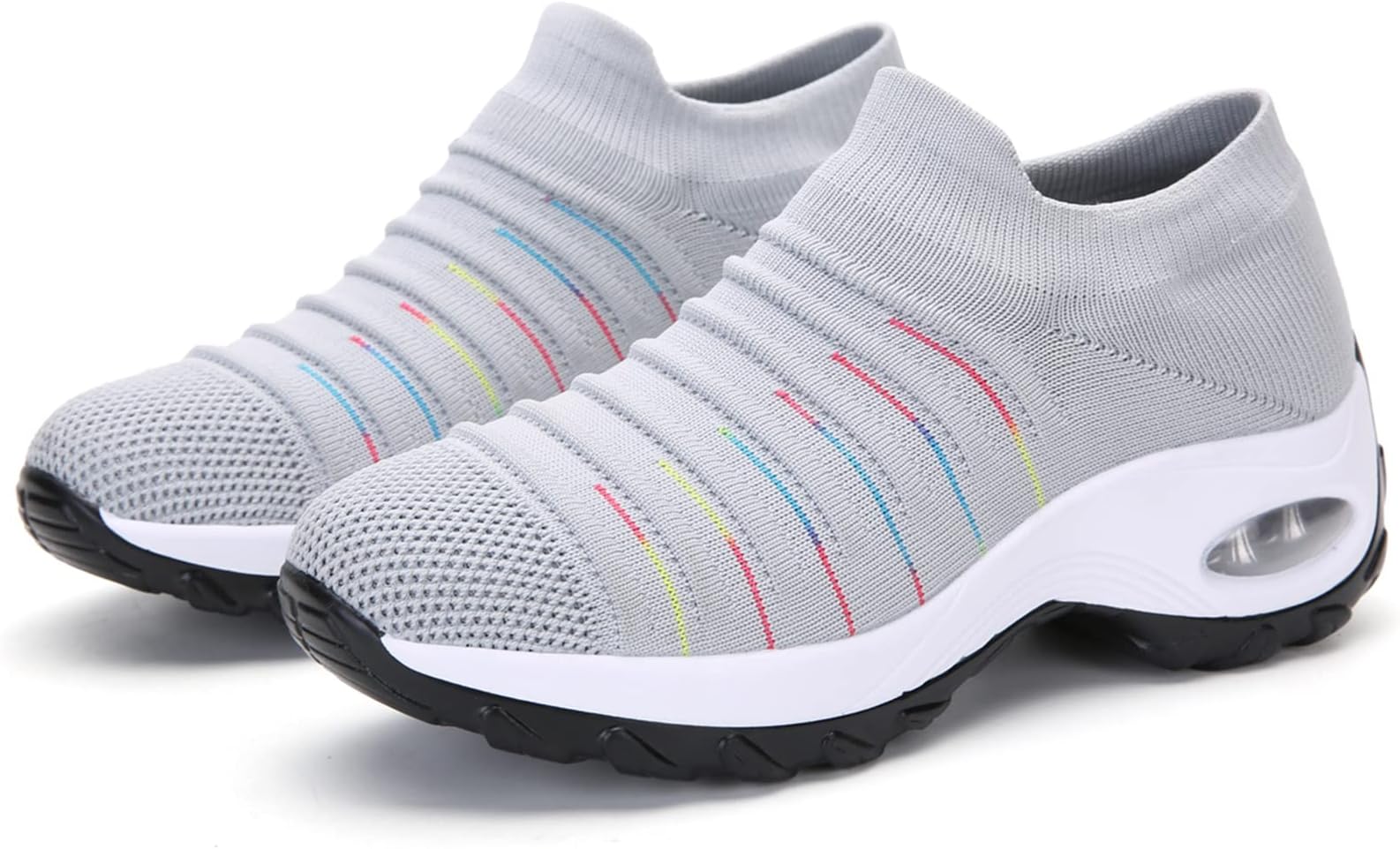 Womens Walking Shoes Trainers Running Sock Sneakers Slip on Shoes