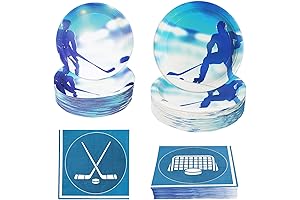 Ultimate Hockey Party Supplies 180-Piece Set