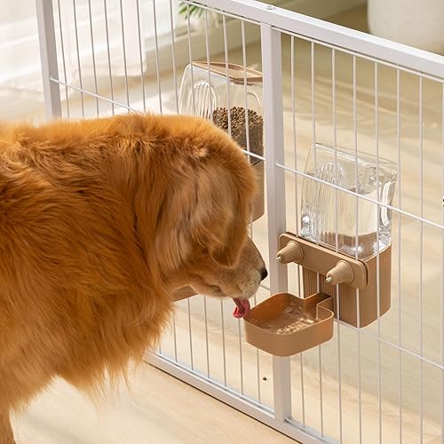 Miniatura 6 de Kenond Dispensador de agua de conejo de 50 onzas, dispensador de agua para perros por gravedad, botella de agua automática para hurones, gatos,