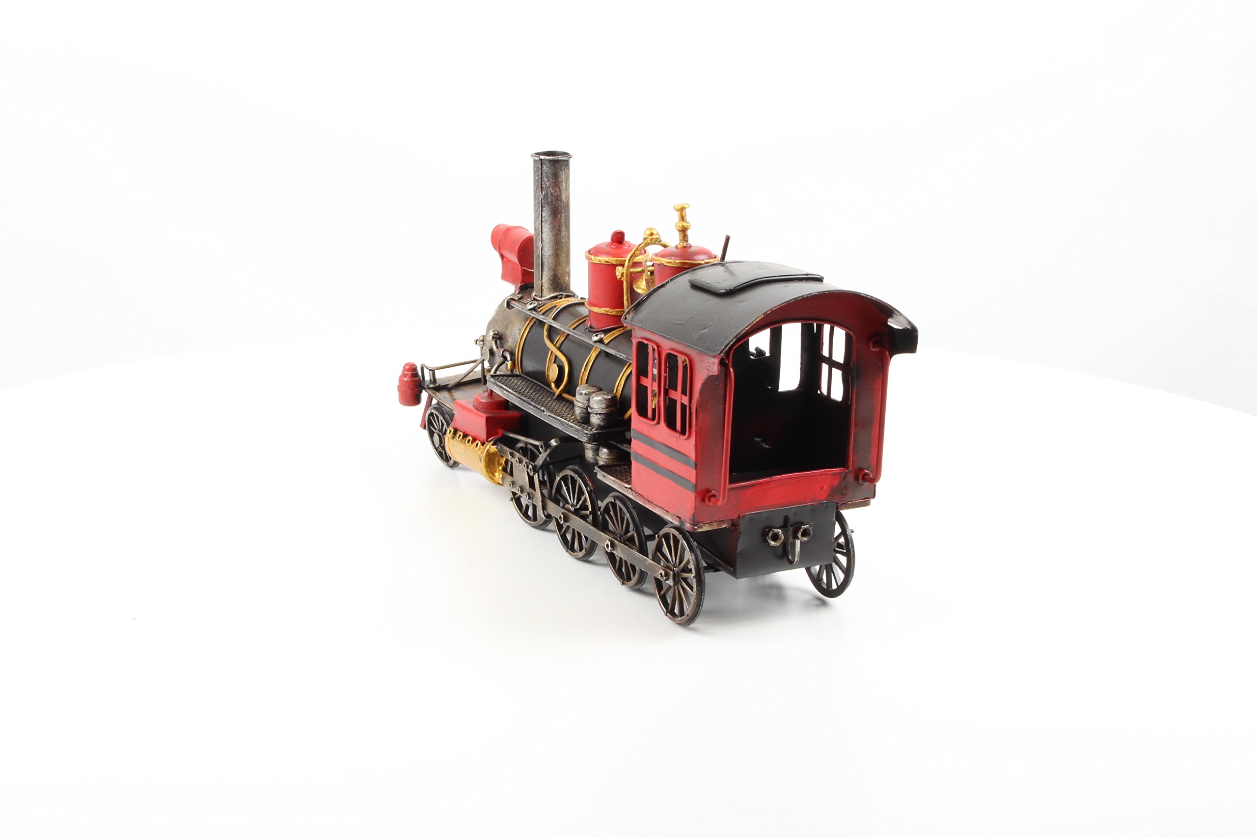 Deko Lokomotive Zug Blech Nostalgie Look handgefertigt 41 cm