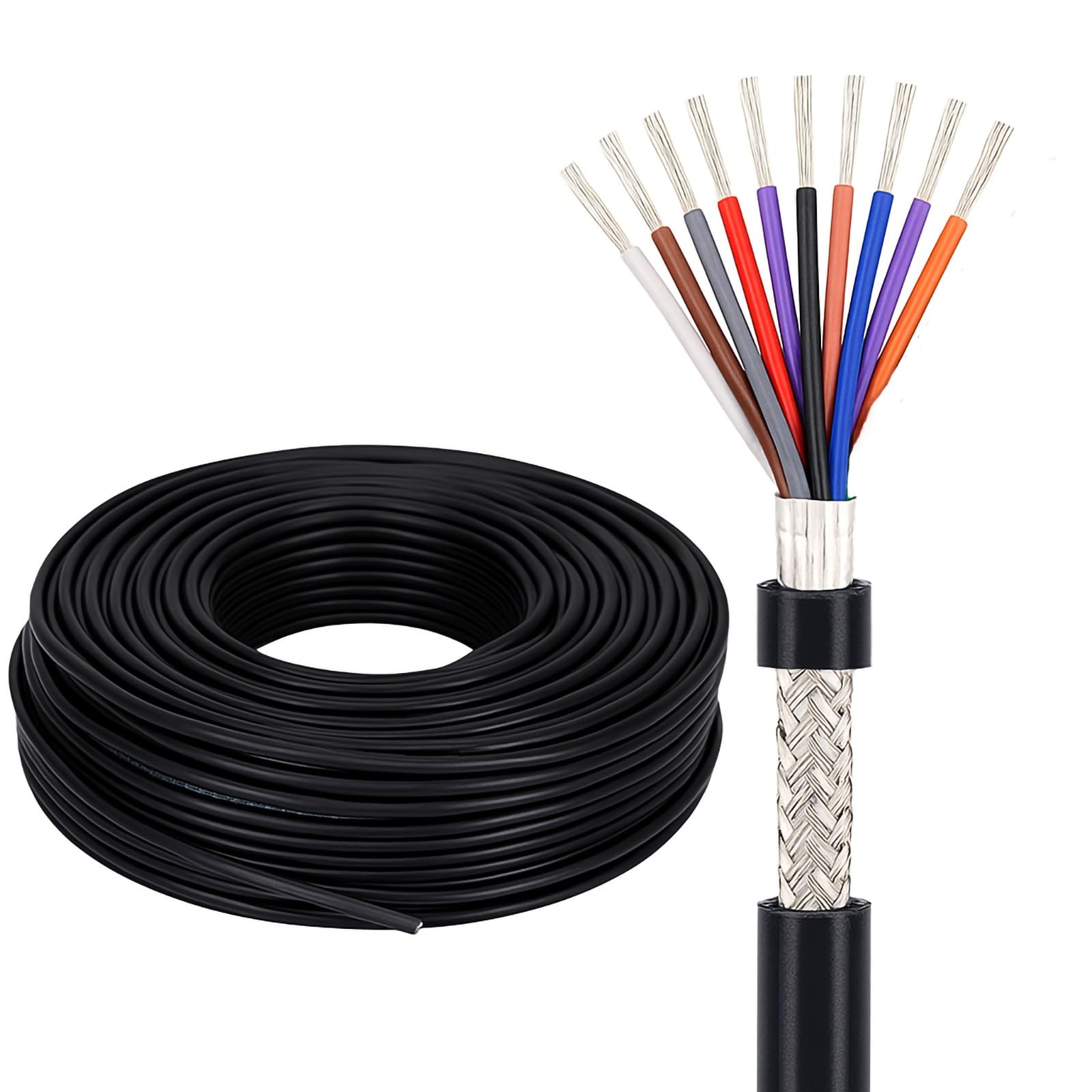 Cable multipolar contra la corrosión marina y automotriz con aislamiento de cobre estañado