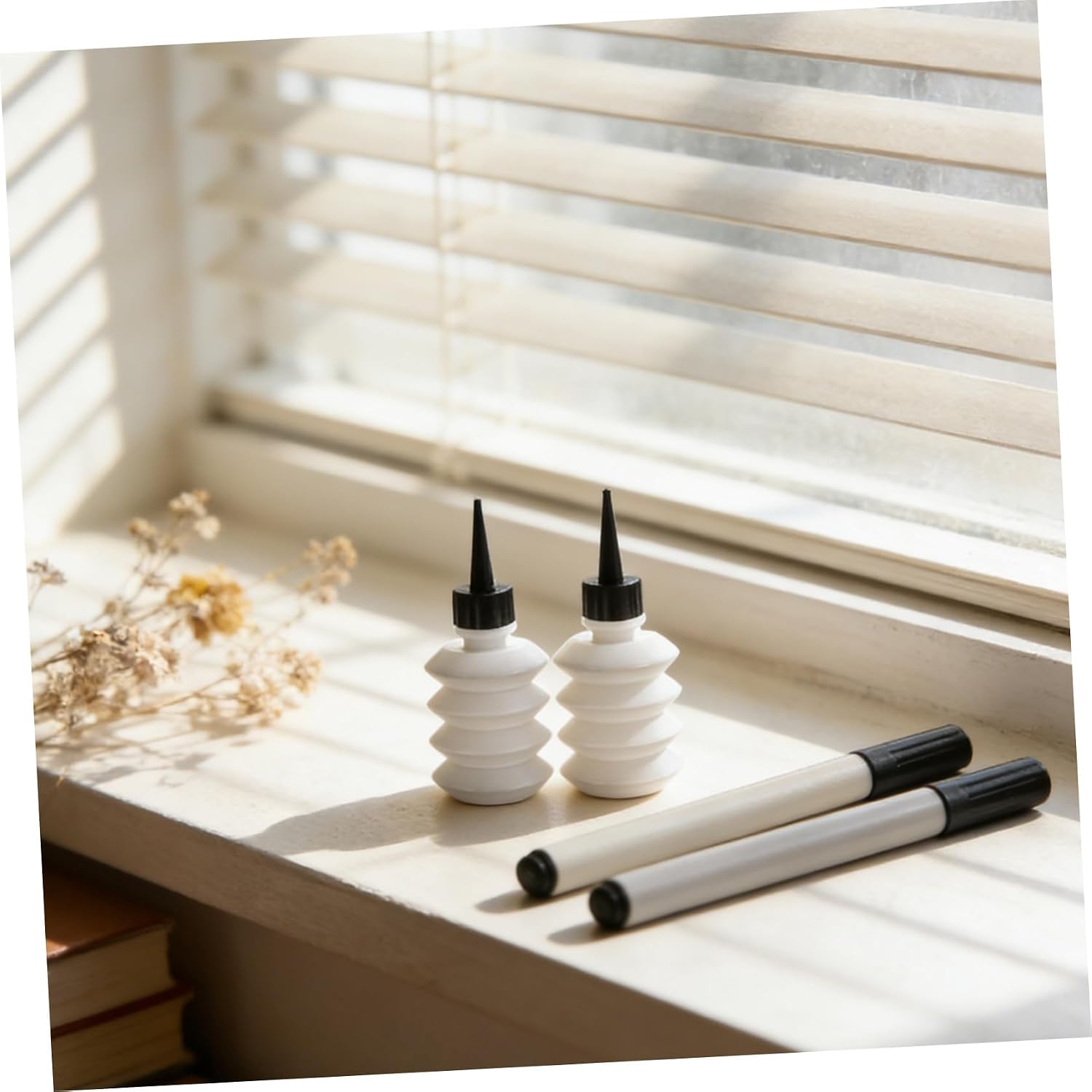 Oil Based Permanent Marker Ink Refill for 25ml 24pcs Black Bottled Ink Weather Resistant Vivid Pigment Formulation and Home Use Creative Projects