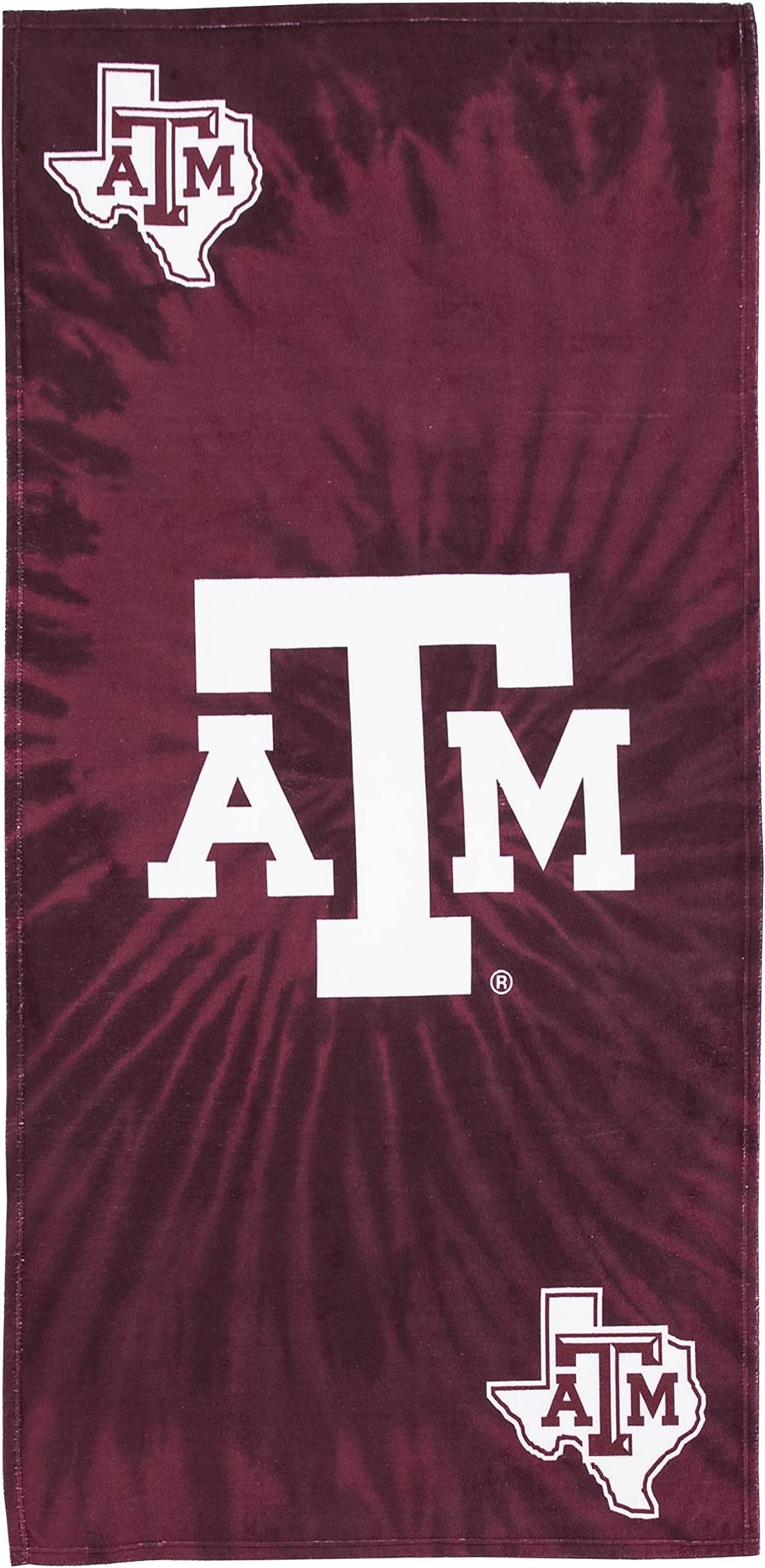 Northwest NCAA Texas A&amp;M Aggies Unisex-Adult Beach Towel, 30" x 60", Psychedelic (Pack of 6)