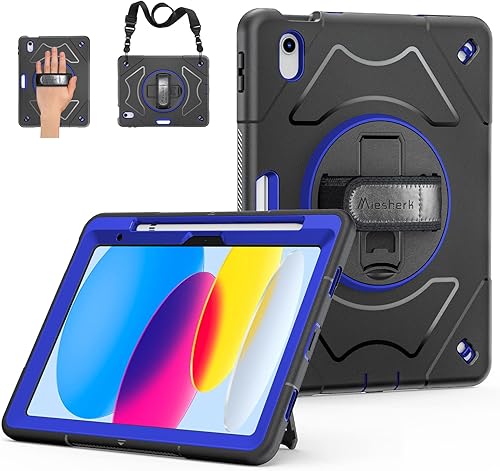 Miesherk Funda para iPad de 10. generación 2022 funda para iPad 10.9 de grado militar, resistente a prueba de golpes, para iPad de 10.9 pulgadas