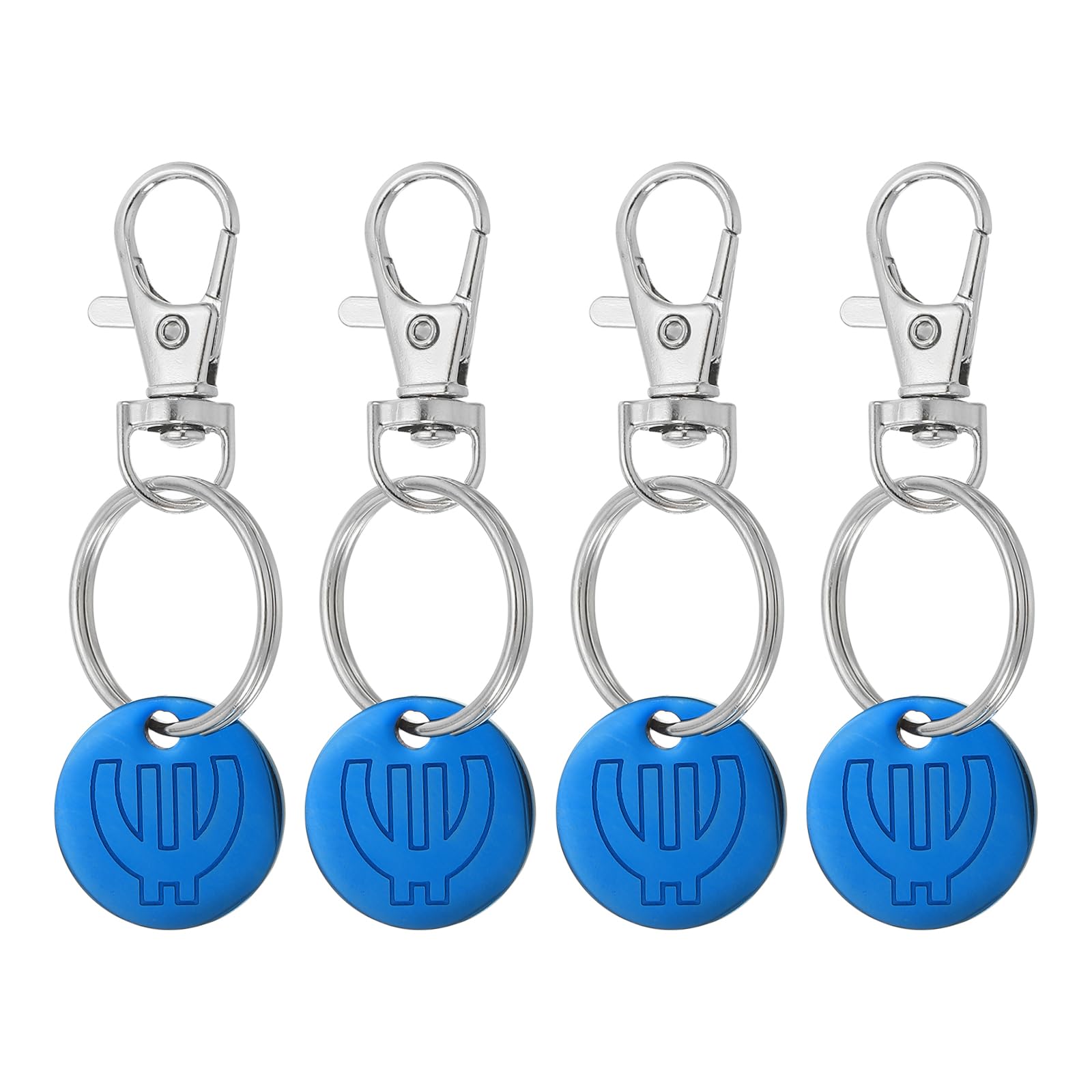 PATIKIL Shopping Trolley Token Key Ring