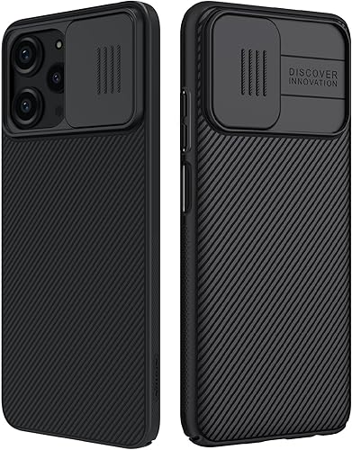 Funda para Xiaomi Redmi 13 4GRedmi Note 13R 5G, Redmi 13 4G Funda para teléfono con protector de cámara deslizante Funda protectora de PC duro TPU