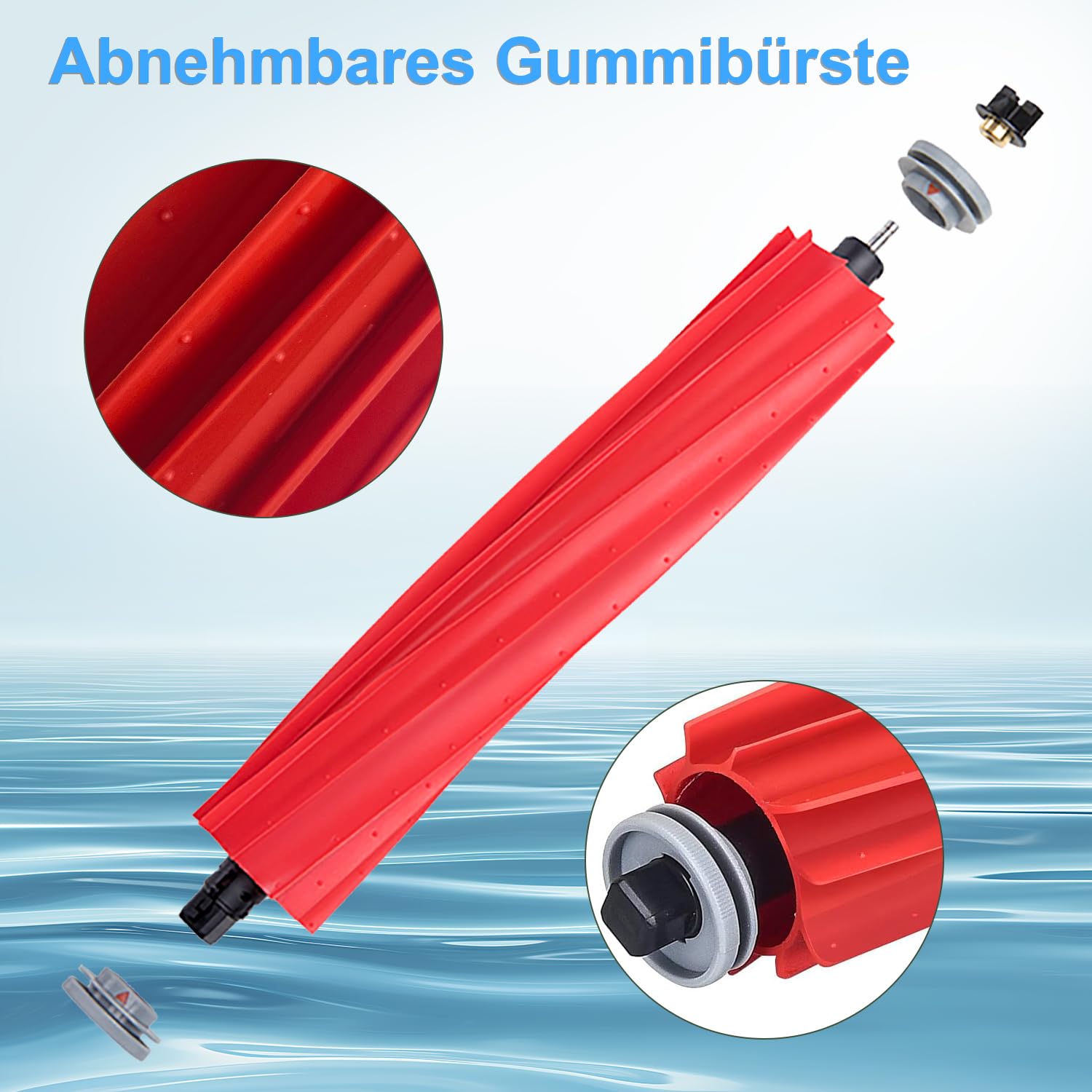 HoHumoca Xiaomi Roborock S7 S7 Plus S7 MaxV S7 MaxV Plus S7 MaxV Ultra S7 Pro Ultra S7 Max Ultra Elektrikli Süpürge, Roborock için yedek parçalar, 1 ana fırça, 3 yan fırça, 2 Hepa filtre, 2 silme bezi
