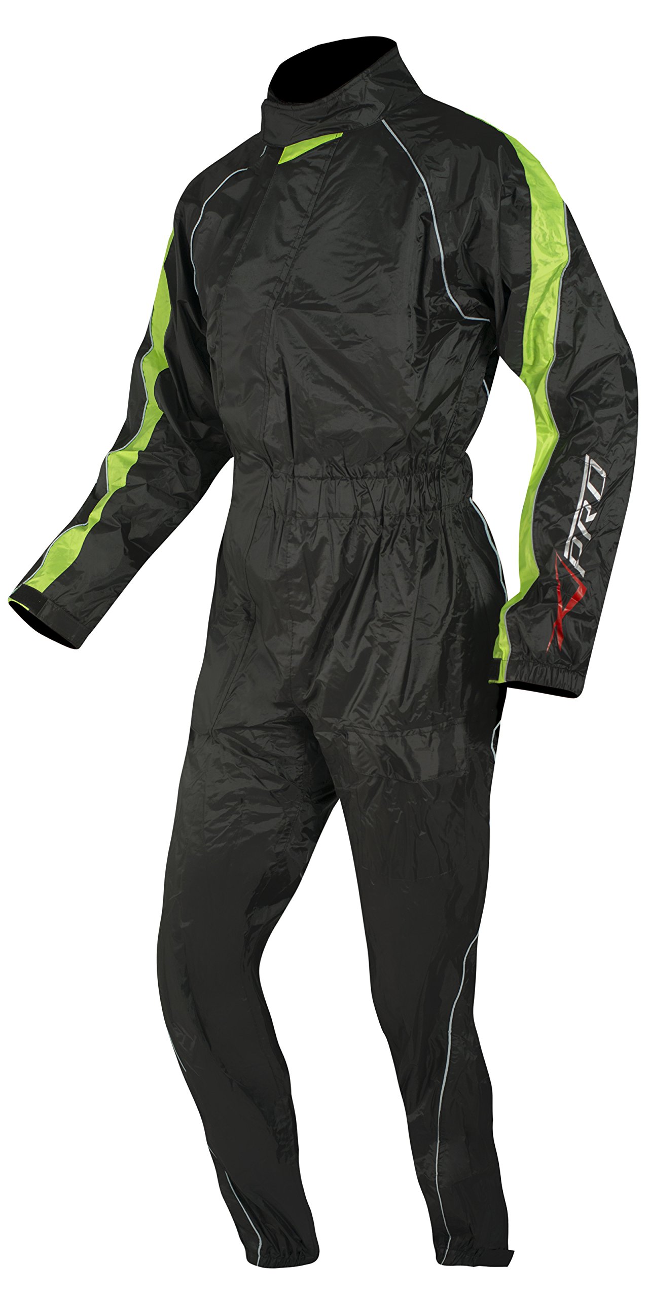 A-Pro Tuta 100% Impermeabile Completo Anti Pioggia Moto Scooter Antiacqua Unisex