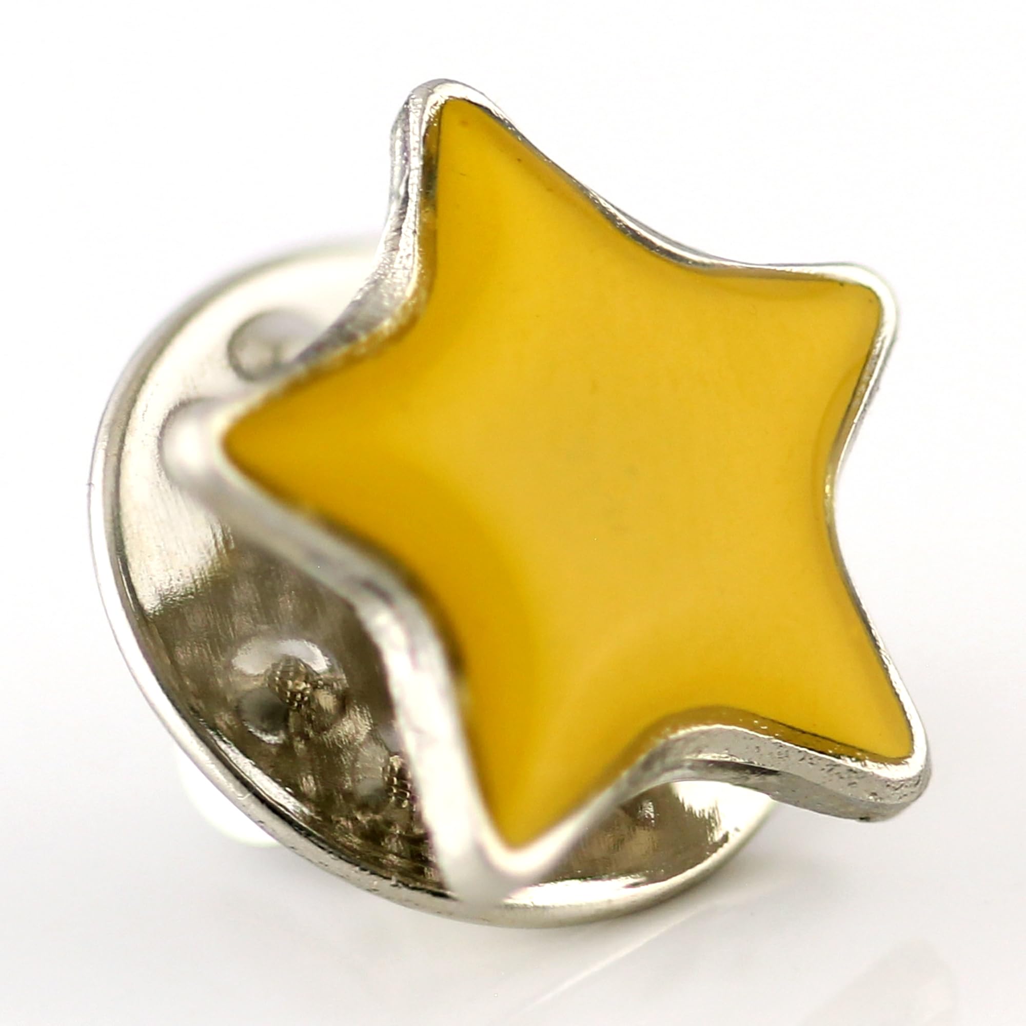 YELLOW Star Pin Badge - Image 4