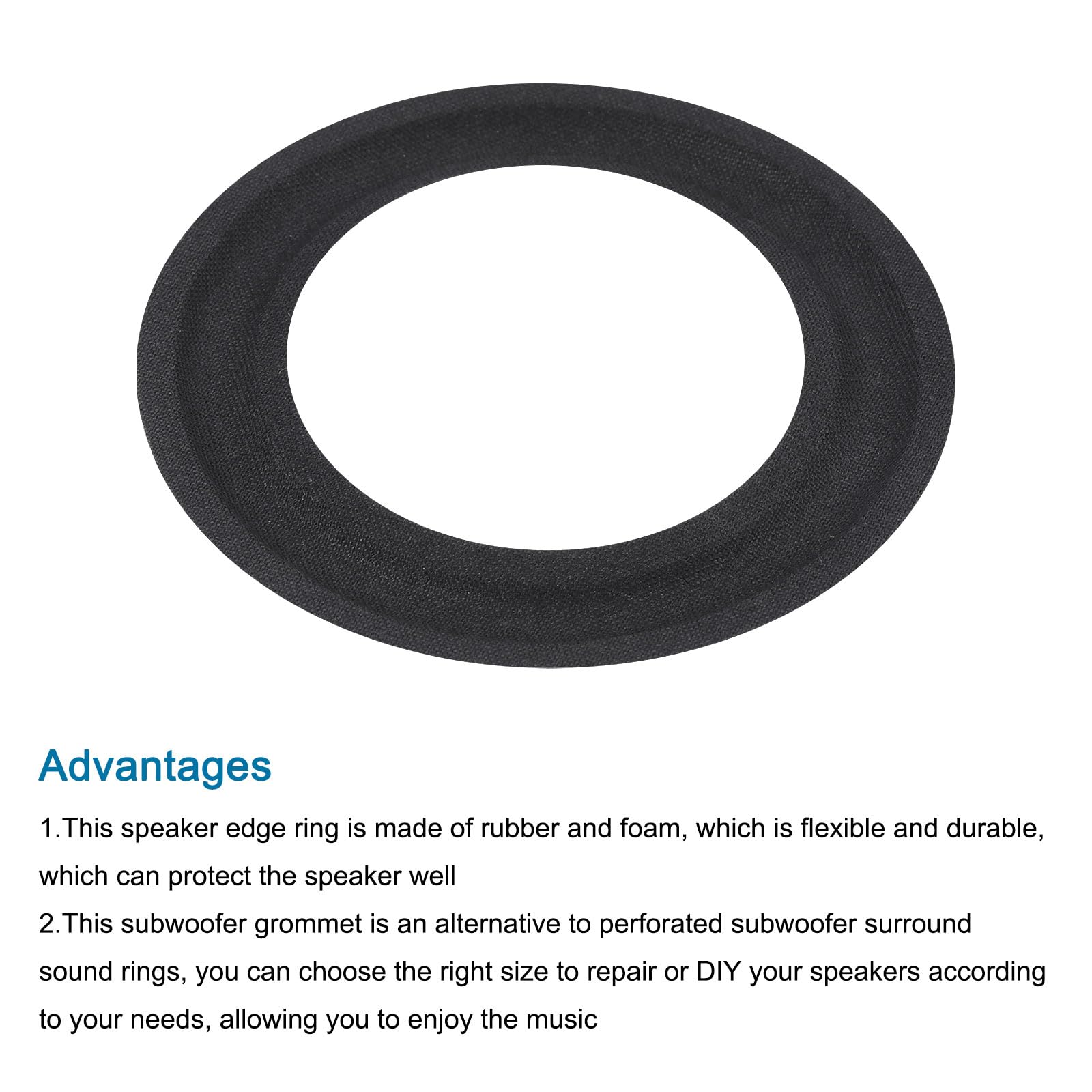 2-Pack 5.5 Inch Speaker Foam Surround Repair Kit – 142mm Universal Fit