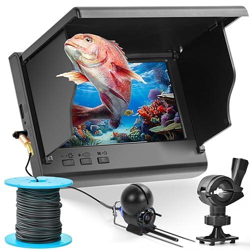 Underwater Fishing Camera, Fish Finder, Infrared Night Vision, Wide Angle,