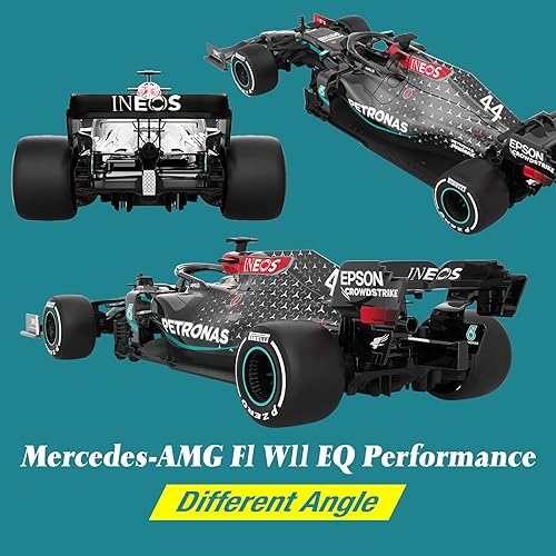 Miniatura 5 de ZMZ Coche de control remoto F1 a escala 118 de gran tamaño F1 RC con licencia oficial de la serie RC Mercedes-AMG F1 W11 EQ, autos RC adecuados para