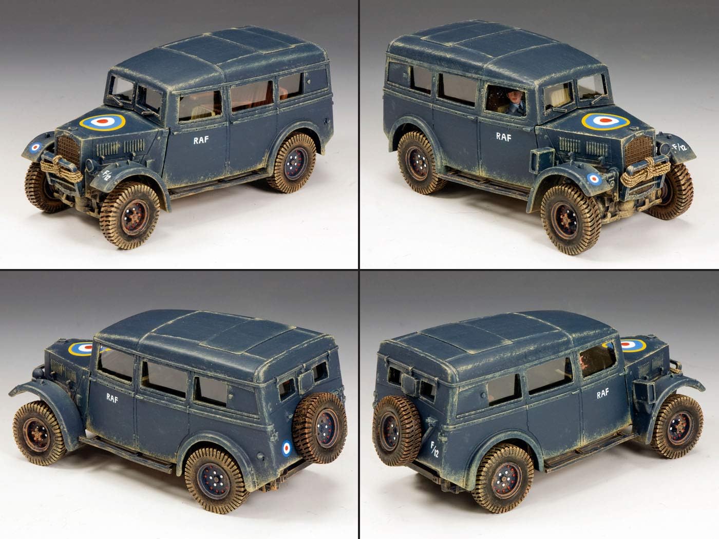King & Country Royal Air Force RAF041 British Humber Heavy Utility Transport 1:30 Scale Mixed Media
