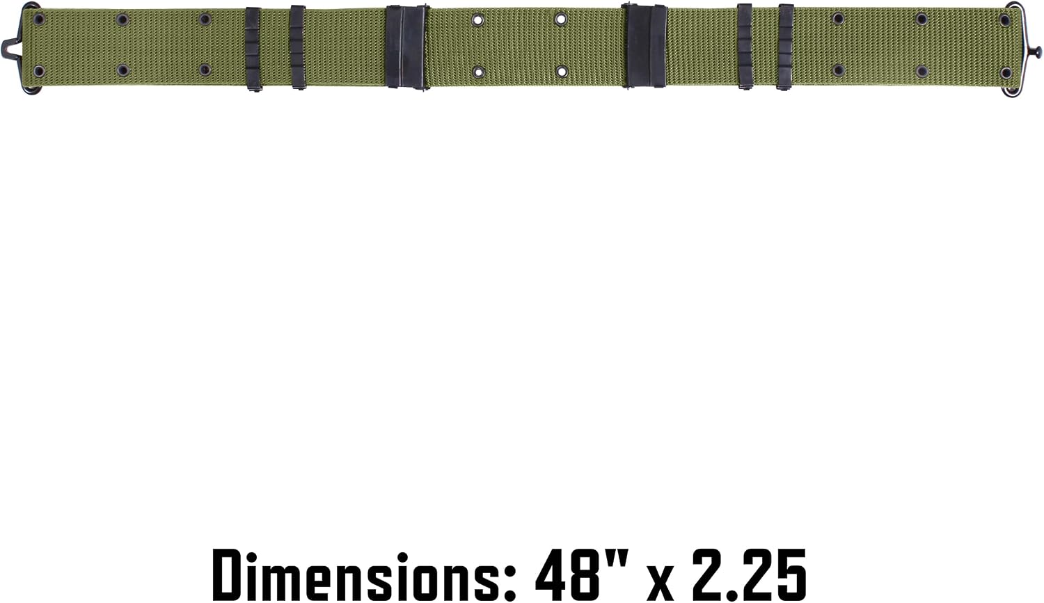 Rothco Utility Belt with Metal Buckles – Adjustable Uniform Service Belts