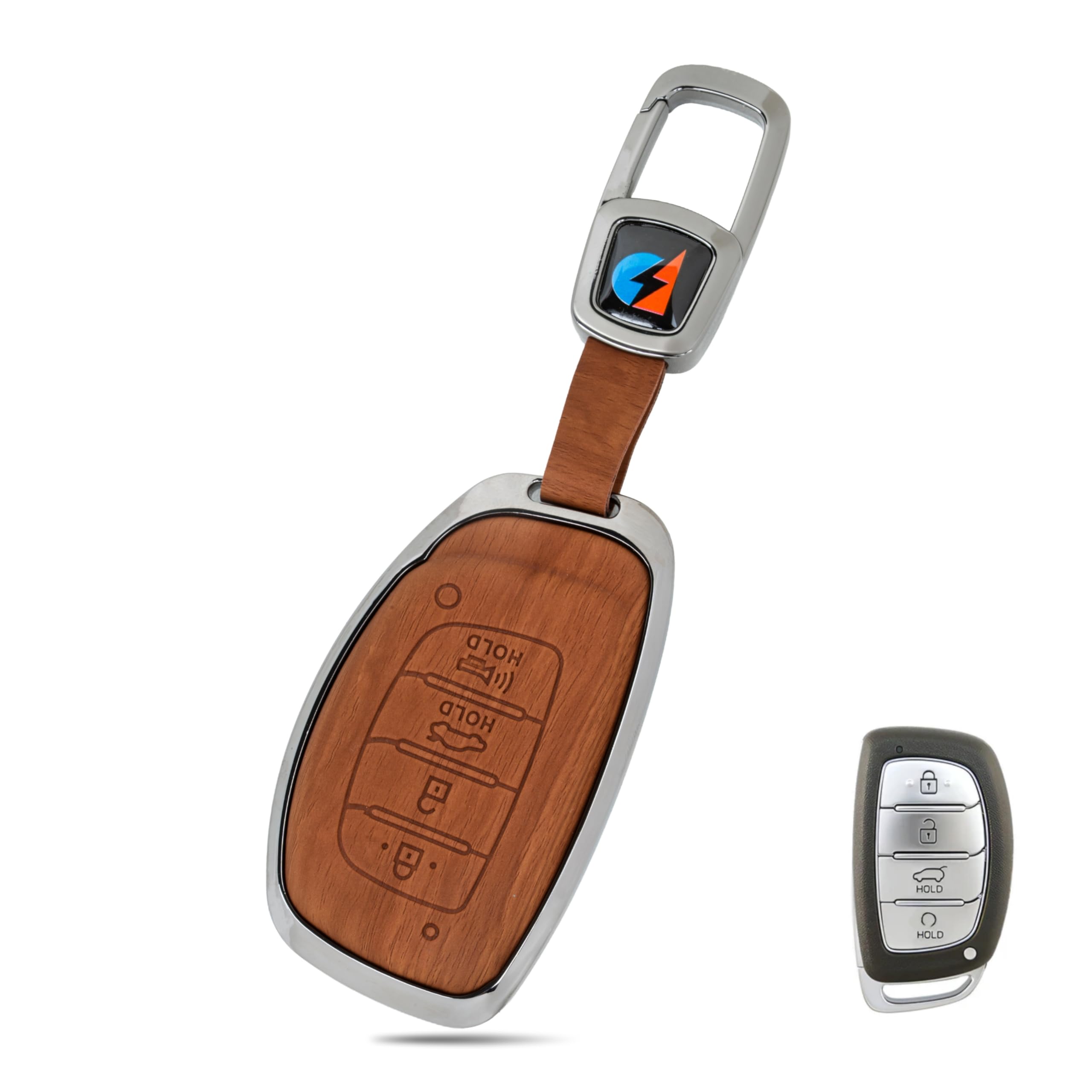 PVMAX® Kromex Luxe Edition 4-Button Smart Key Cover for Hyundai