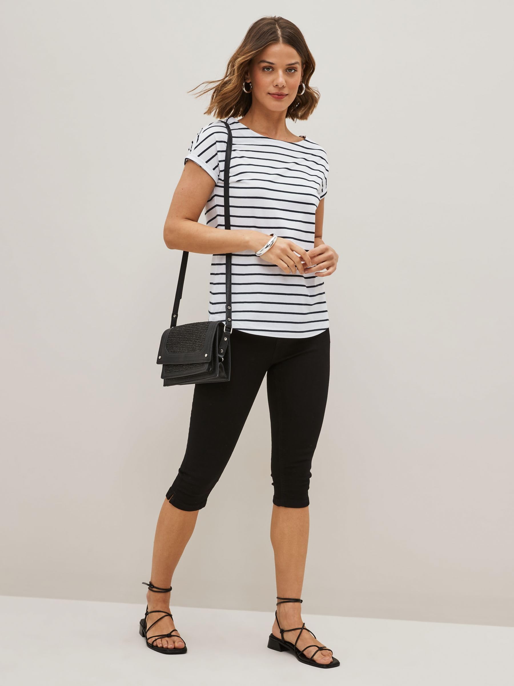 NEXT Damen T-Shirts mit Flügelärmeln, 3er-Pack