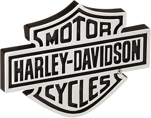 Calcomanía con logotipo «Bar & Shield» cromado de Harley-Davidson, talla única , Plateado