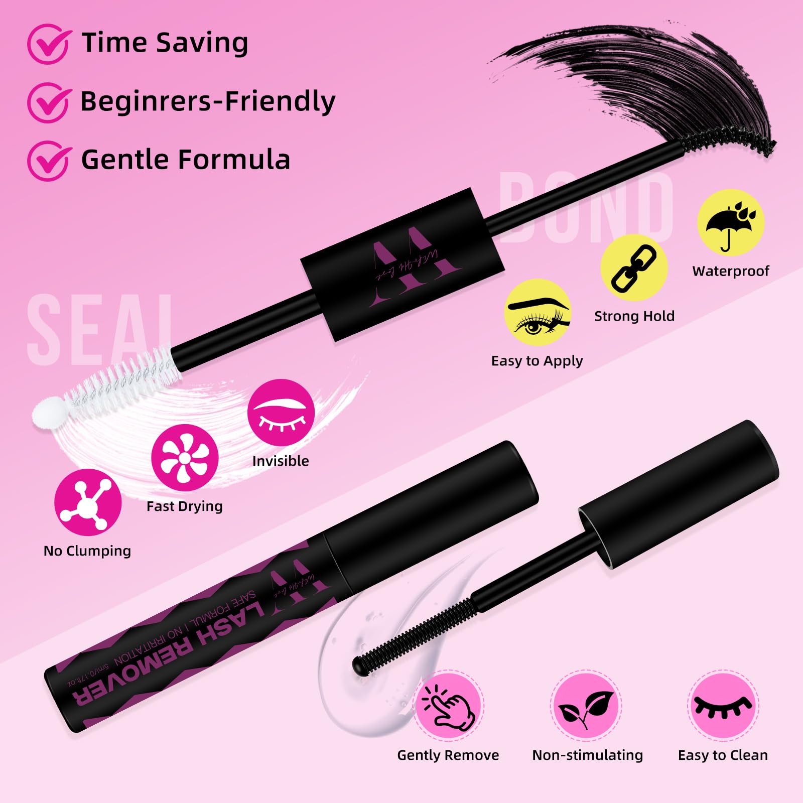 Extension Ciglia 280 Pezzi Ciuffetti Ciglia Finte Kit,Set Ciglia Finte Extension Fai Da Te,Fake Eyelashes, Ciglia Singole 30D D Curl Diy Eyelash Extension,Ciuffetti Extension Ciglia(30D, 9-18mm Mix)