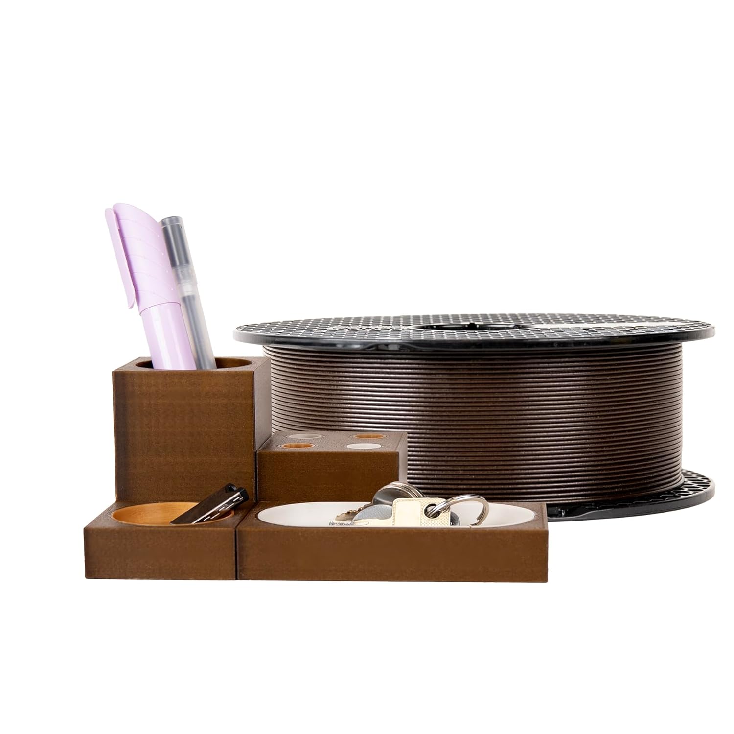 Prusament 3D Printer Premium Filament rPLA Algae Pigment 1.75mm - 1kg Spool - High Precision ±0.02 mm - Eco-Friendly Recycled Material - No Tangling - Ideal for Beginners & Sustainable Printing