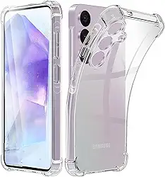Capa Capinha Air Anti Impacto Para Samsung Galaxy A55 Tela de 6.6' Case Refor�ada Transparente - Danet (Transparente)